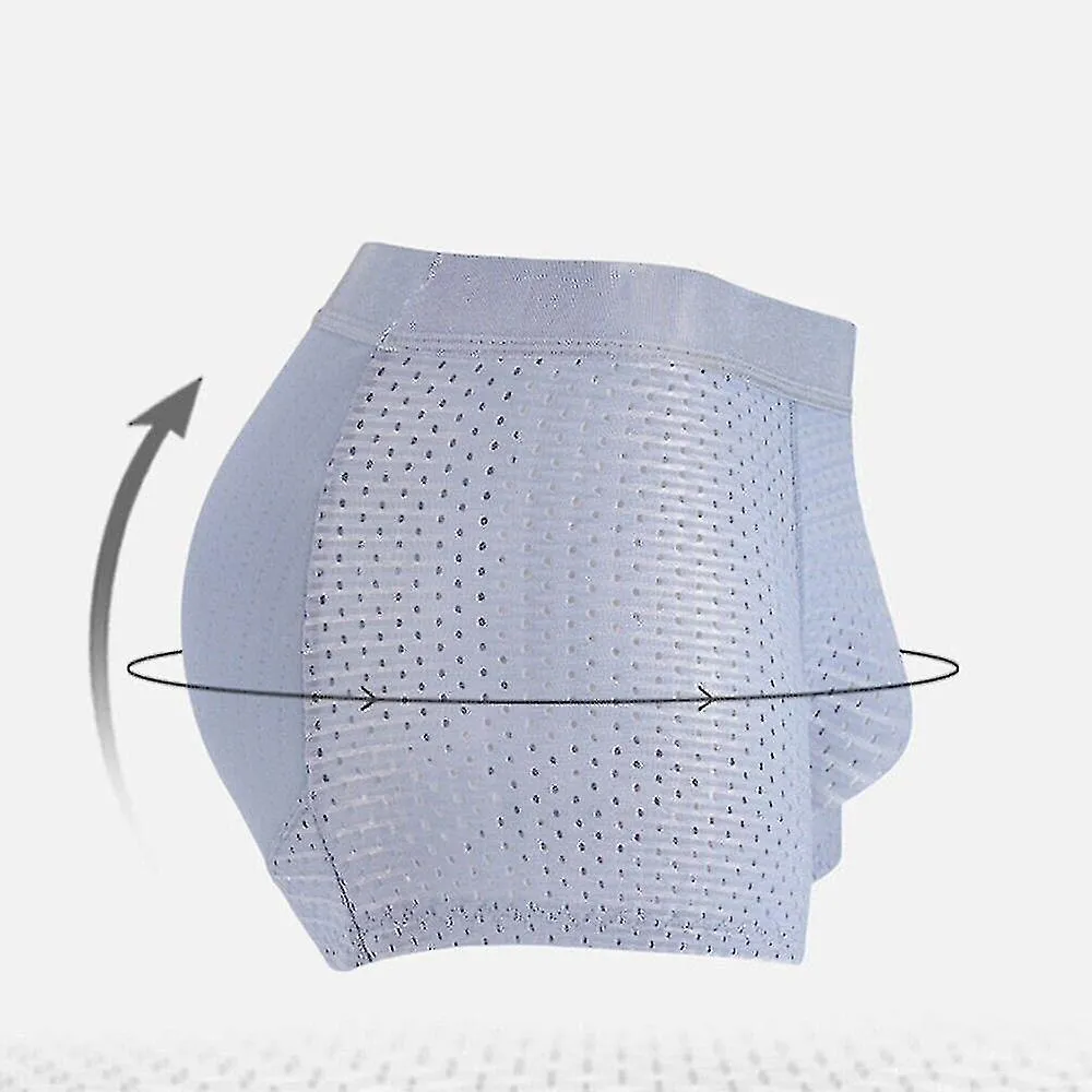 ROPA INTERIOR BóXER ACOLCHADA PARA HOMBRE  CALZONCILLOS POTENCIADORES DE LEVANTADORES DE GLúTEOS DE CADERA