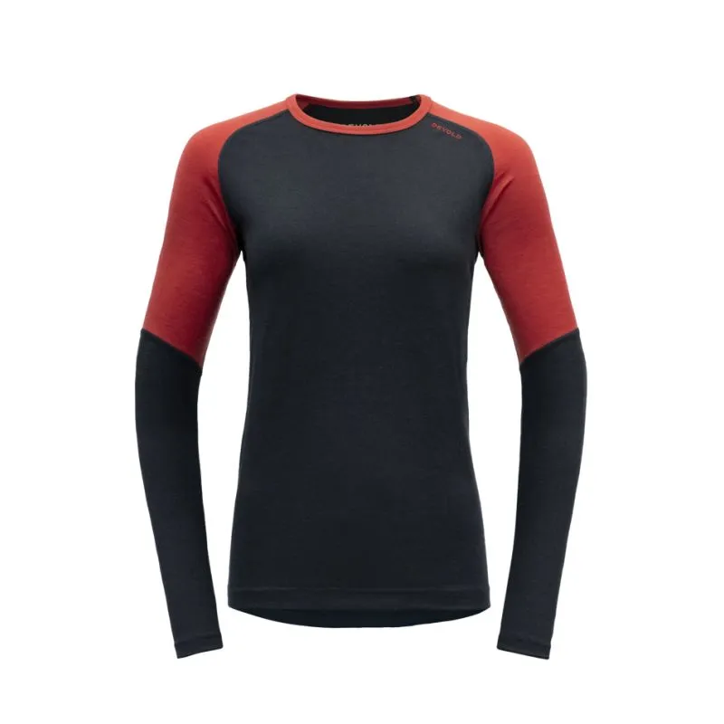 ropa interior técnica Devold JAKTA MERINO 200 SHIRT WMN (INK/BEAUTY) Mujer