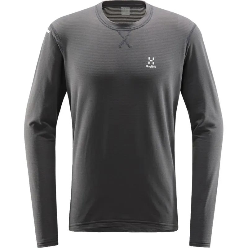 Ropa interior técnica para hombre HAGLÖFS L.I.M Mid Roundneck (Magnetite)