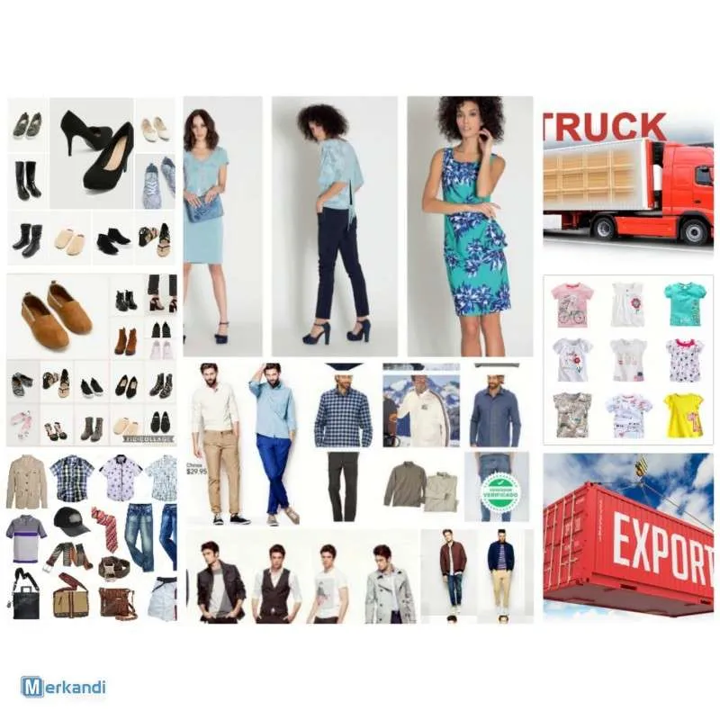 Ropa y Calzado al Por Mayor para Exportación Online: Variedad para Hombres, Mujeres y Niños