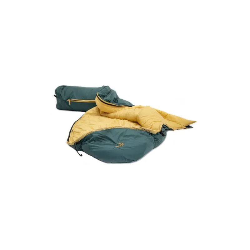 Saco de dormir CARINTHIA G145 L Derecha (amarillo musgo)