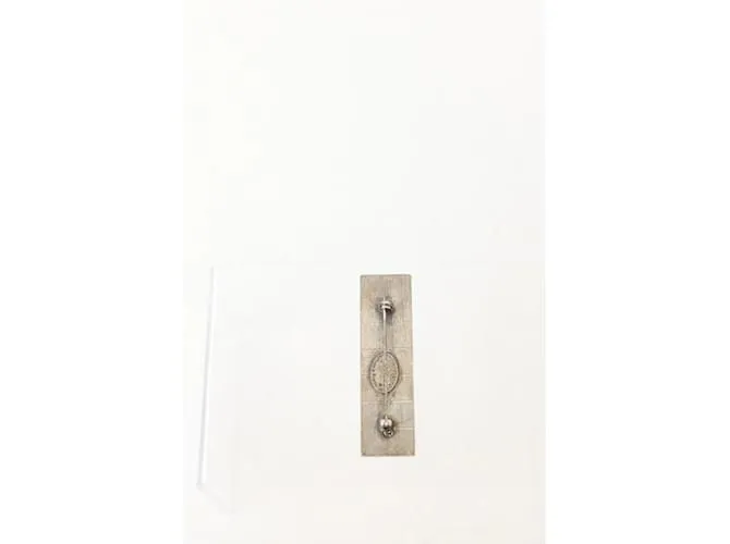 Saint Laurent Broche Plata 