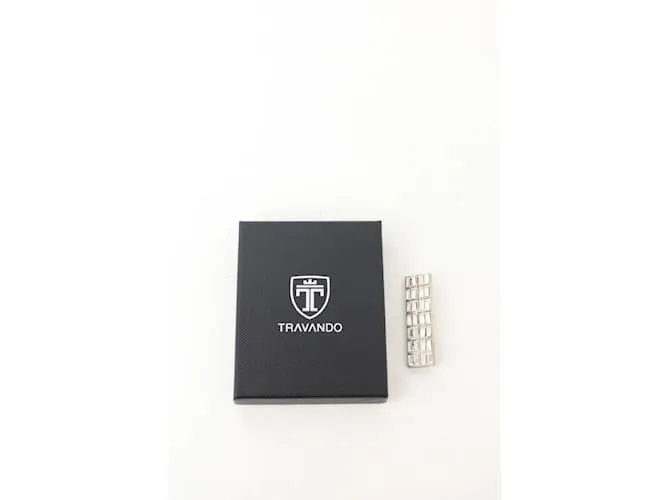 Saint Laurent Broche Plata 