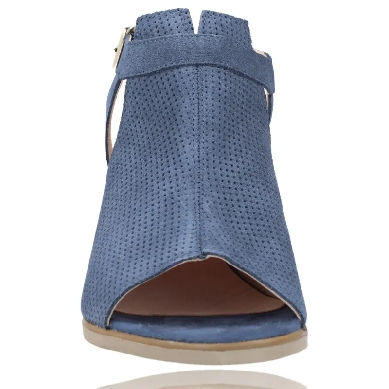 Sandalias con Tacón de Piel para Mujer de Patricia Miller 5525