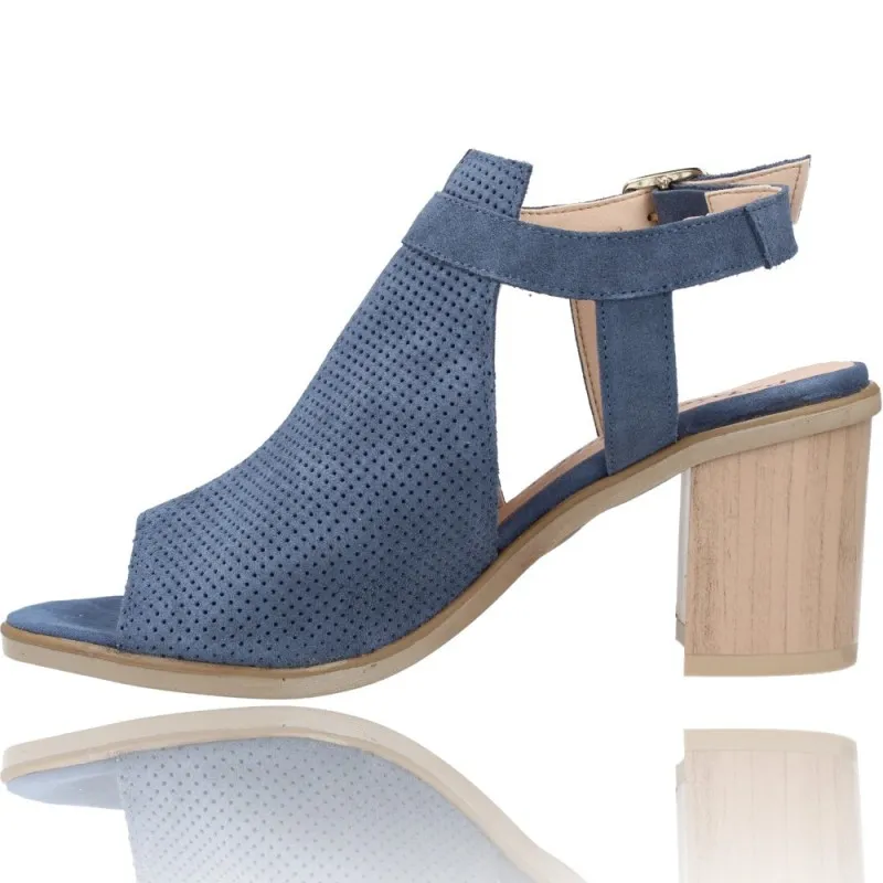Sandalias con Tacón de Piel para Mujer de Patricia Miller 5525
