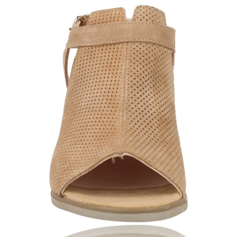 Sandalias con Tacón de Piel para Mujer de Patricia Miller 5525