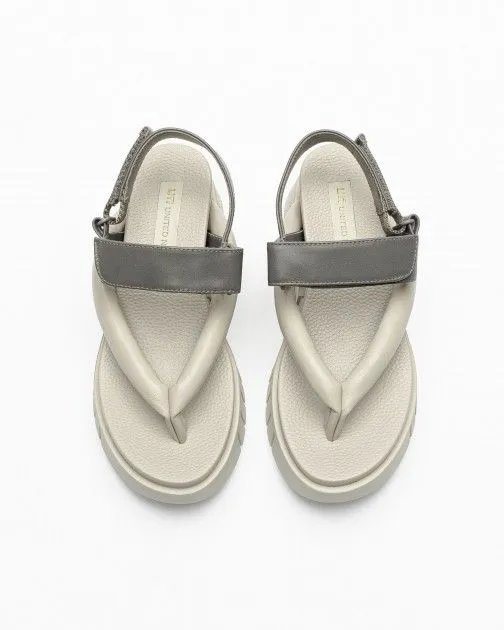 Sandalias de plataforma United Nude Delta Tong Beige