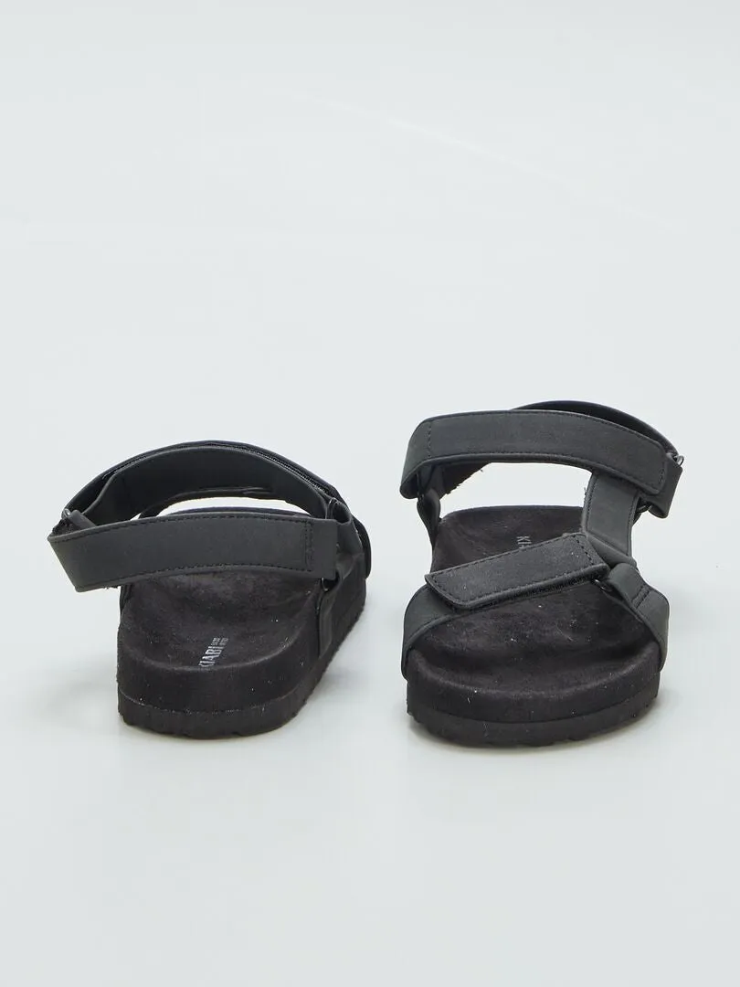 SANDALIAS ESTILO TREKKING  NEGRO