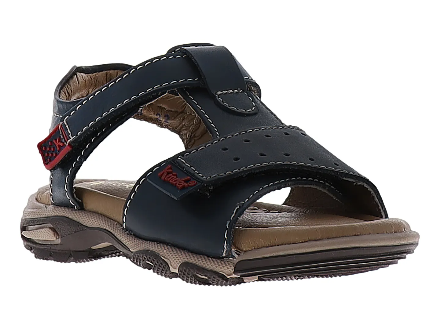 Sandalias Kinder 7417 Azul Para Niño