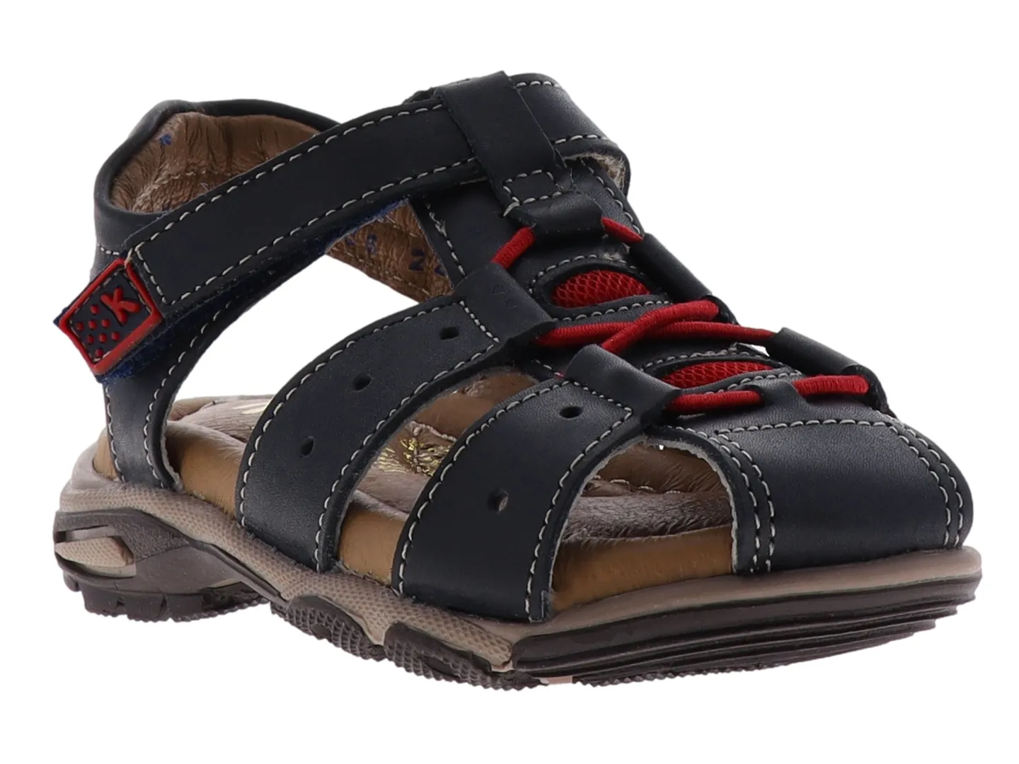 Sandalias Kinder 7418 Azul Para Niño