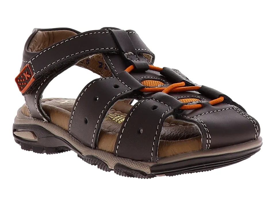 Sandalias Kinder 7418 Cafe Para Niño