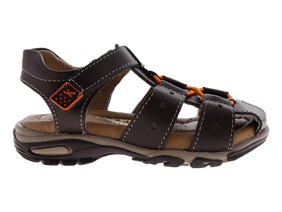 Sandalias Kinder 7418 Cafe Para Niño