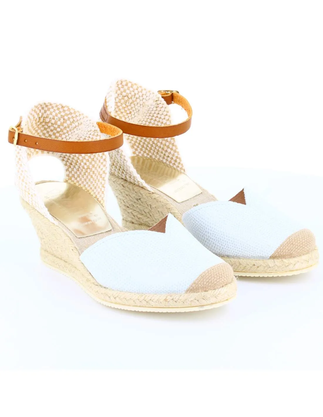 Sandalias Mujer Cuña LIZARD Blanco