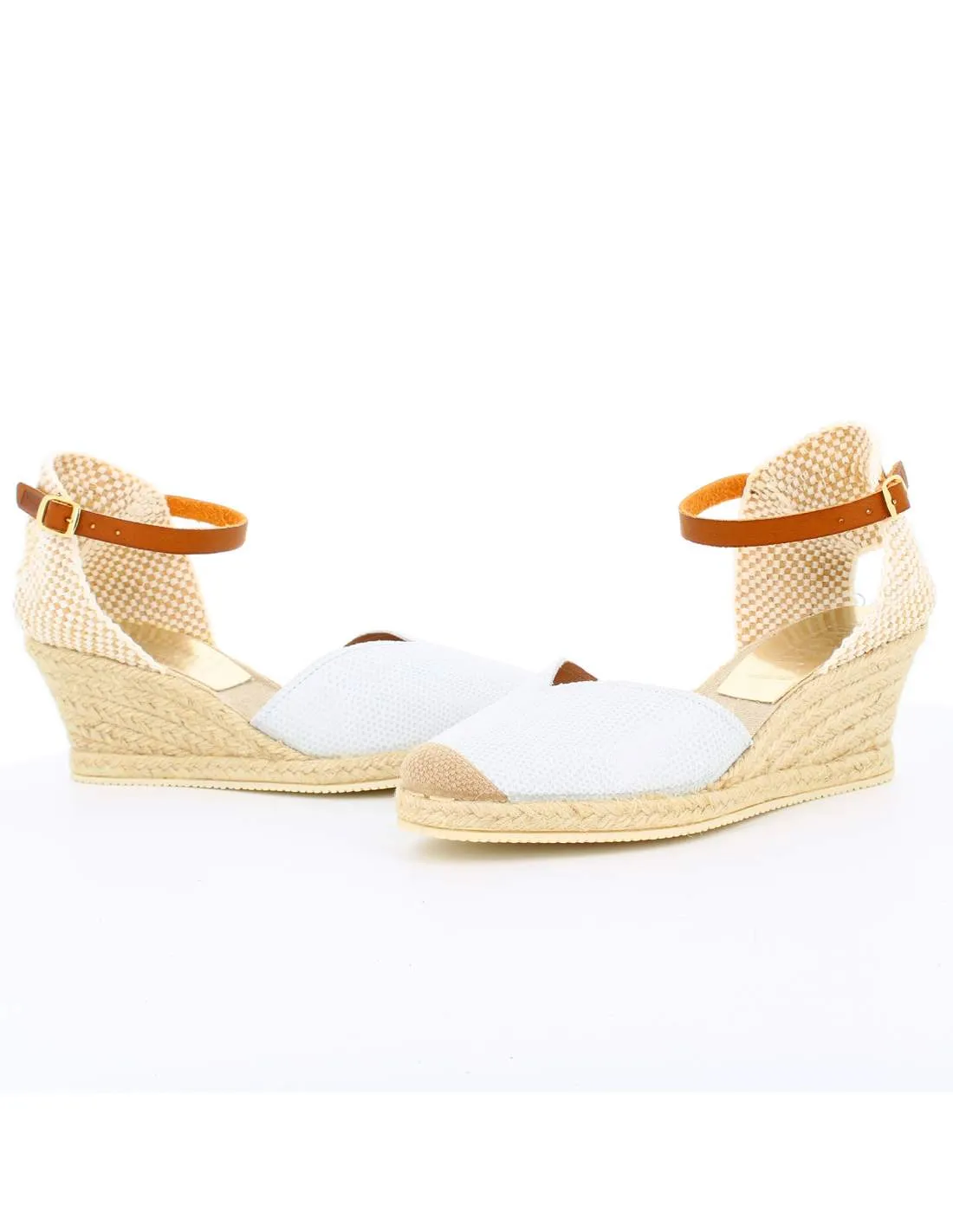 Sandalias Mujer Cuña LIZARD Blanco