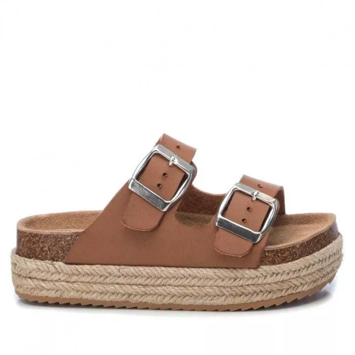 sandalias Xti con suela doble de 4 cm