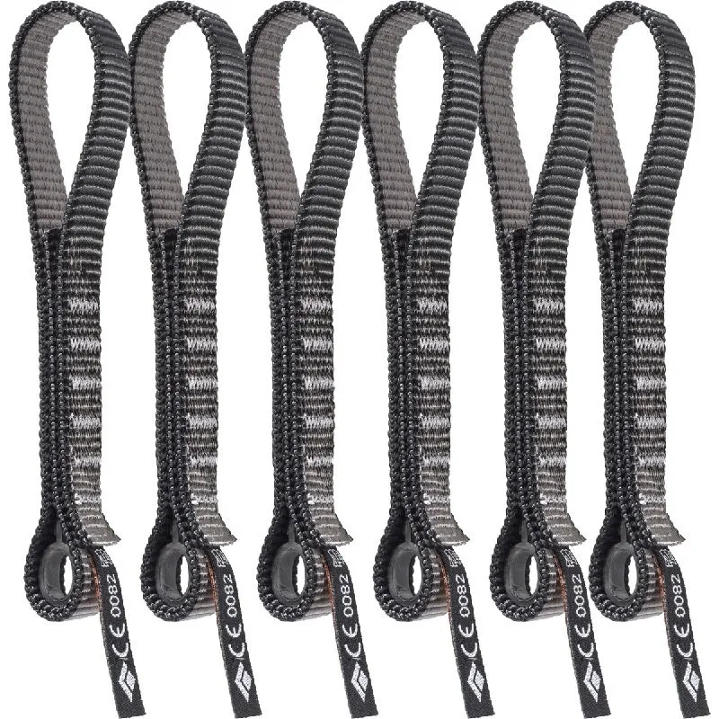  SEGURIDAD ESCALADA BLACK DIAMOND STANDARD DOGBONE 16CM 6PACK