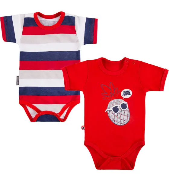 Set de 2 bodies verano para niño colección Tutti Frutti