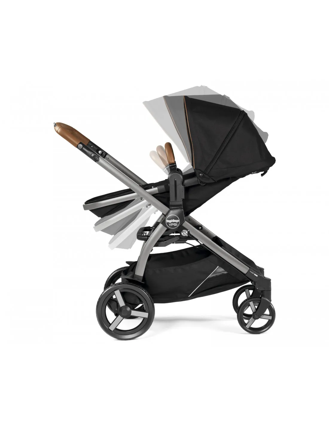 Silla de paseo Ypsi ebony reversible de Peg Perego