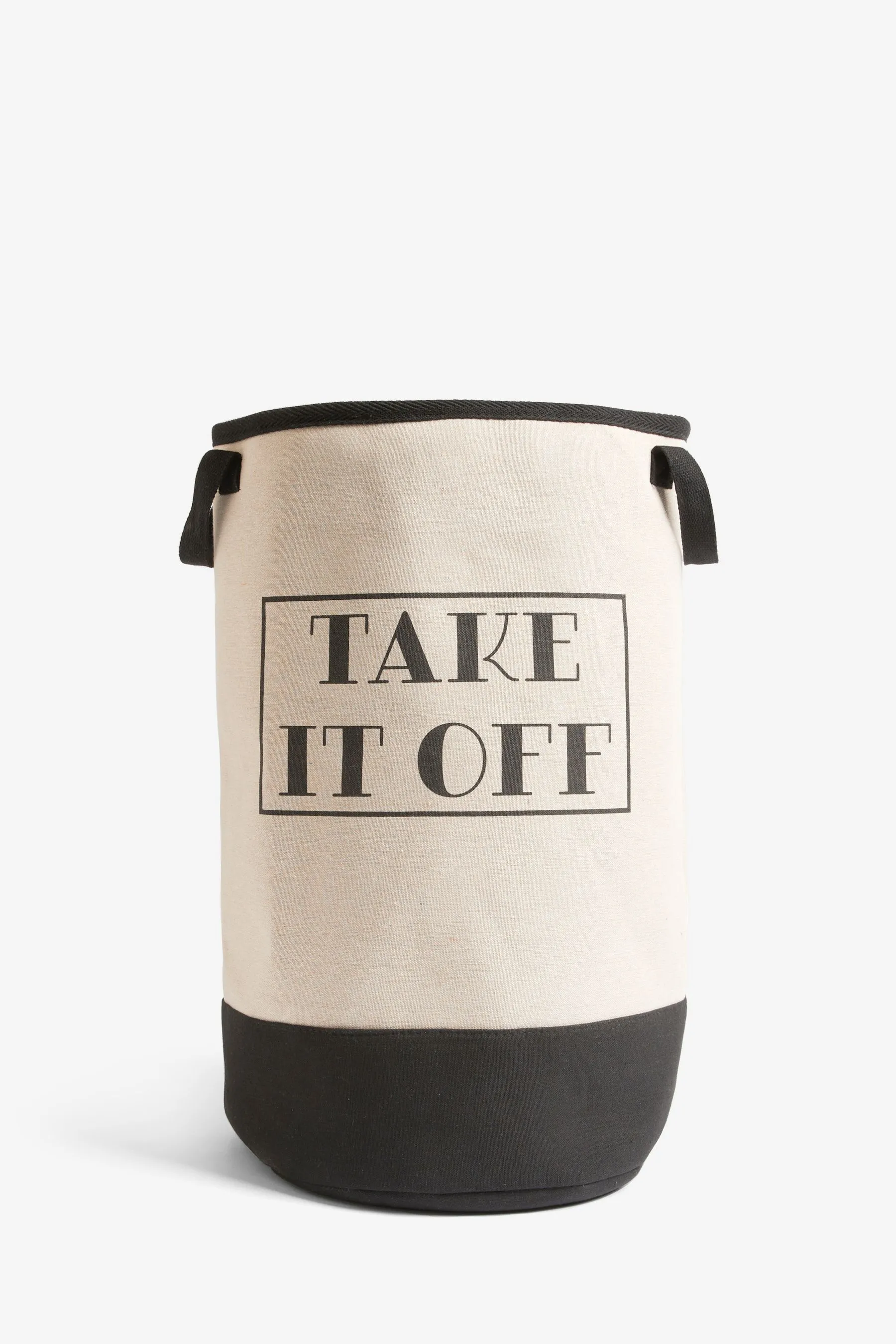 Slogan Laundry Basket