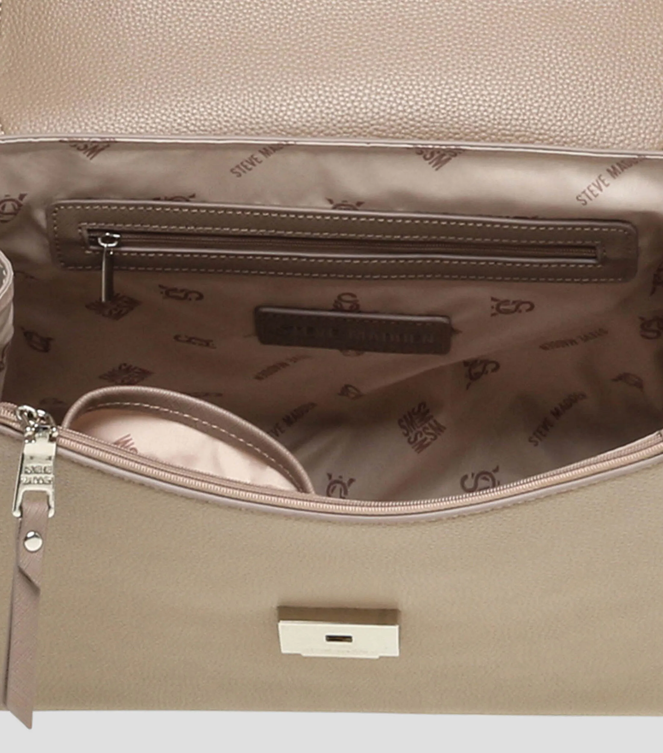 Steve Madden Bolso satchel con logo Mujer