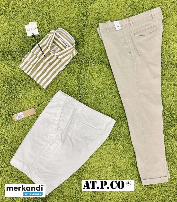 Stock lots ropa de hombre firmada Atpco AT. P.CO. p/e