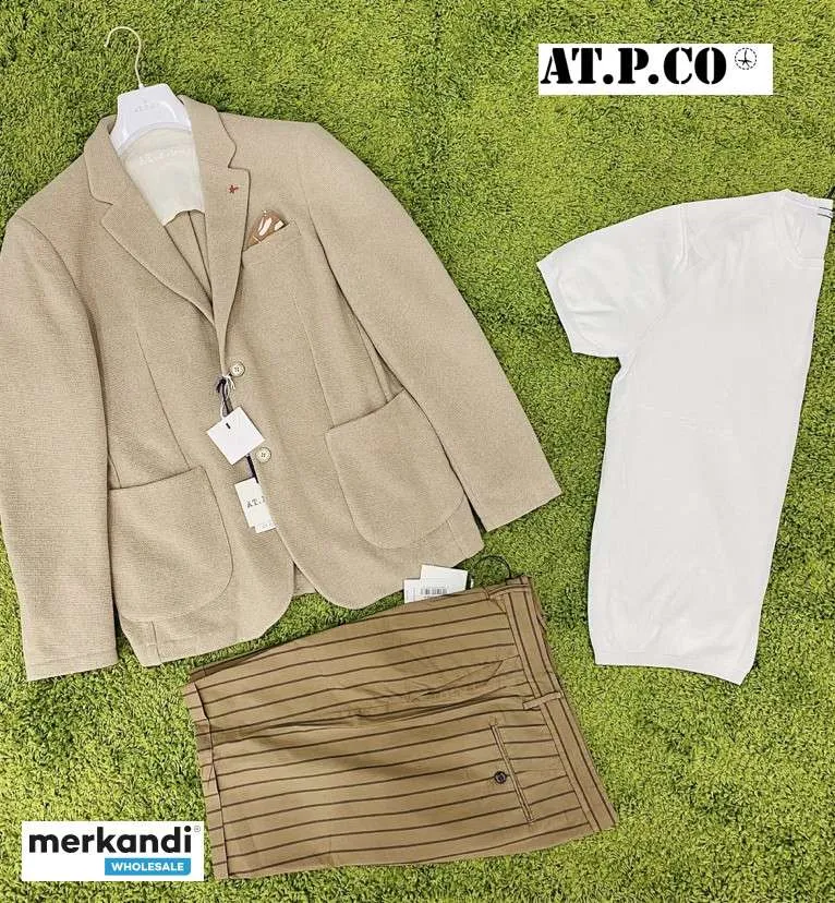 Stock lots ropa de hombre firmada Atpco AT. P.CO. p/e