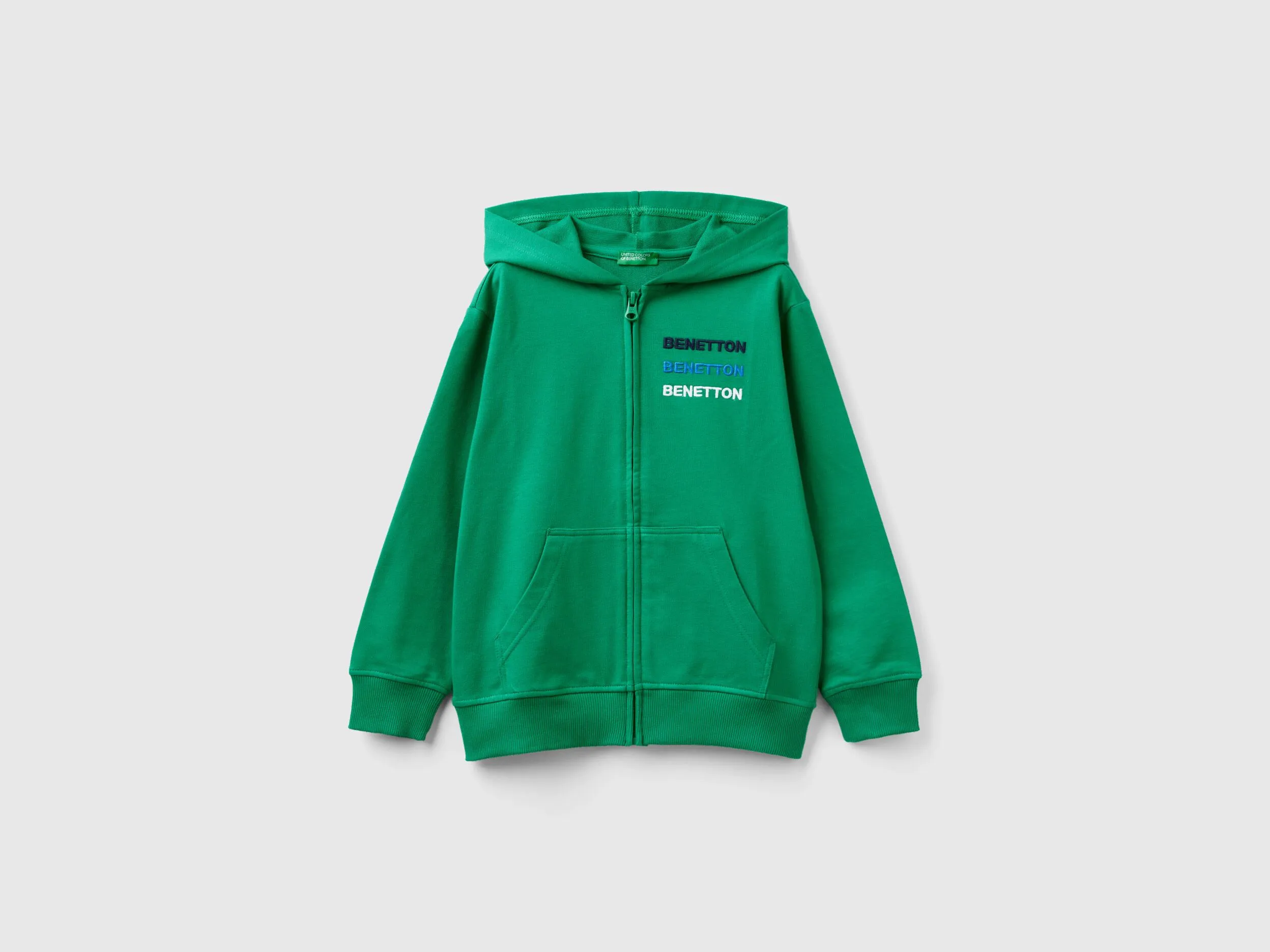 Sudadera con cremallera y capucha