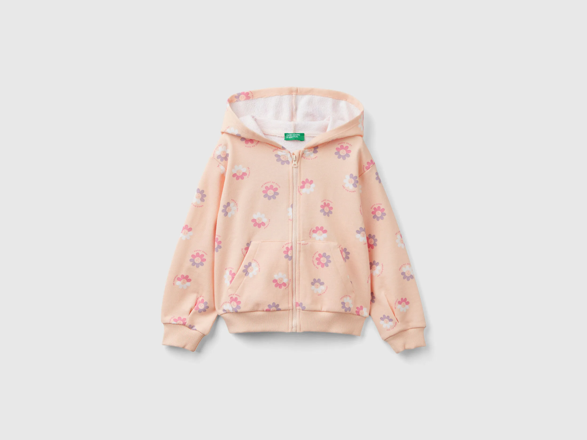 Sudadera con estampado floral