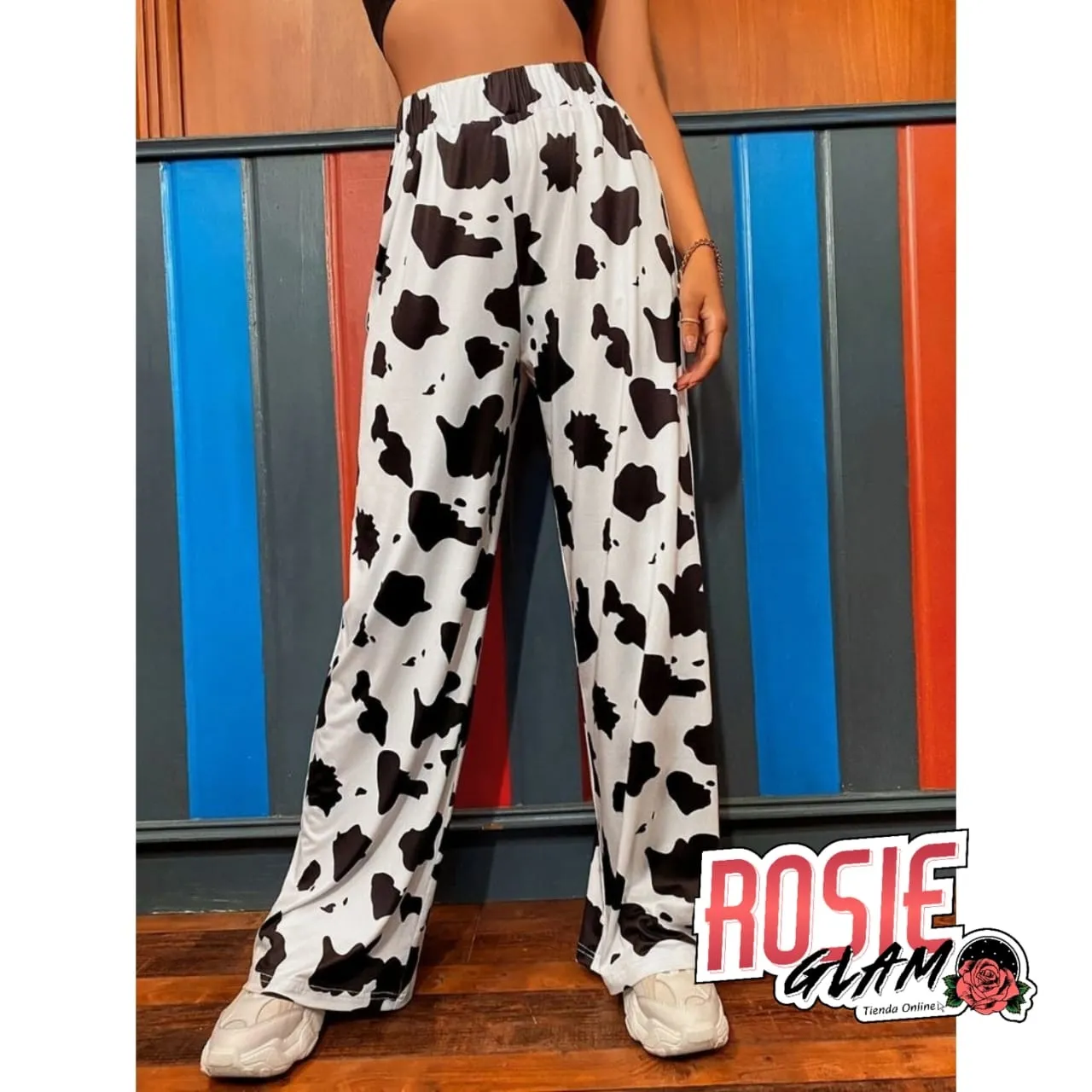 SUDADERA MANCHAS VACA  ROSIEGLAM