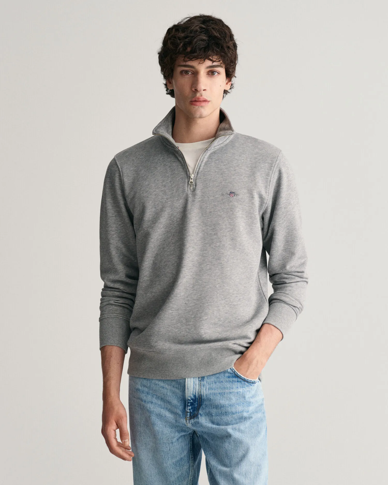 Sudadera Shield con media cremallera