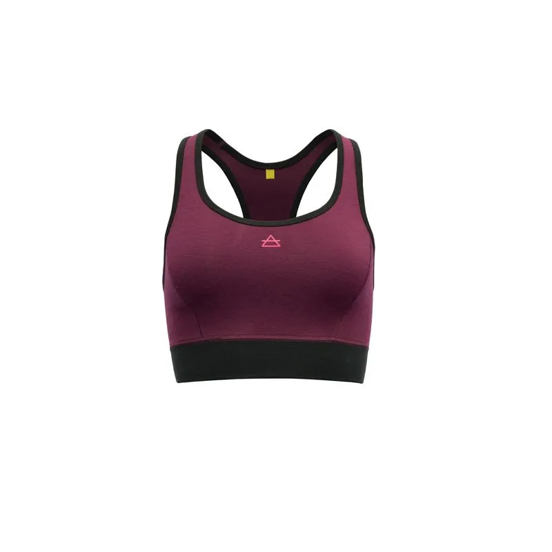 Sujetador de mujer Devold SUjetador BERLE MERINO (BEETROOT)