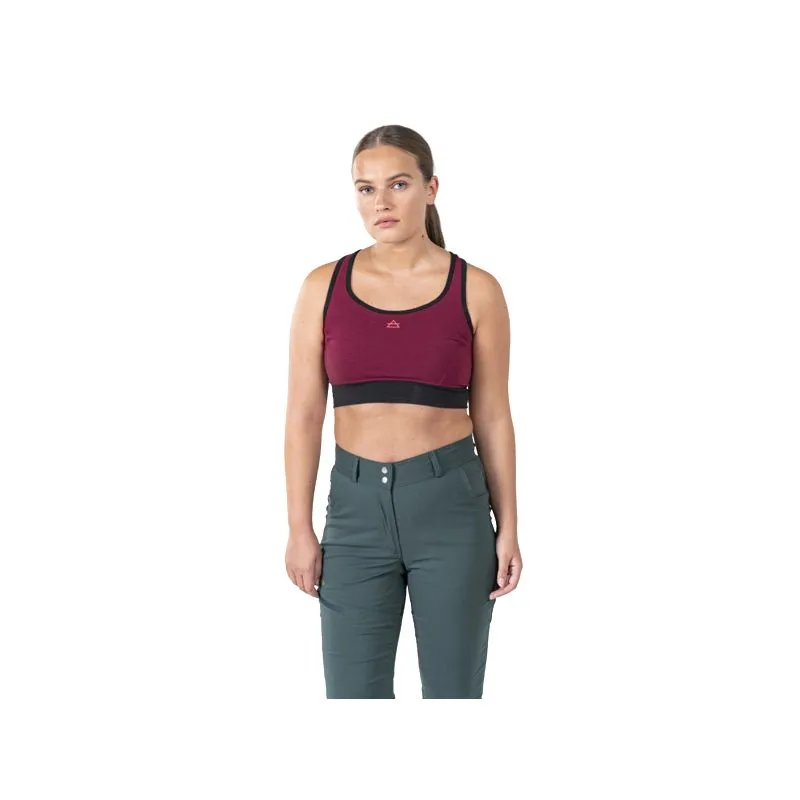 Sujetador de mujer Devold SUjetador BERLE MERINO (BEETROOT)