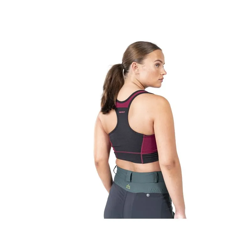 Sujetador de mujer Devold SUjetador BERLE MERINO (BEETROOT)