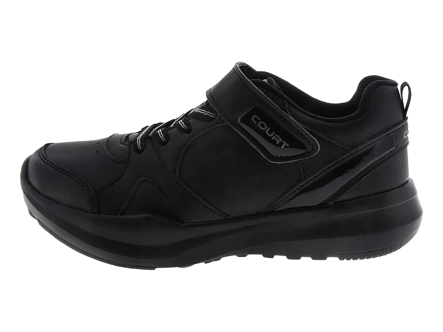Tenis Court A4173e Negro Para Niño