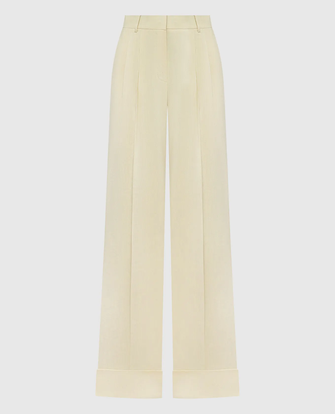 The Andamane Nathalie yellow pants with linen