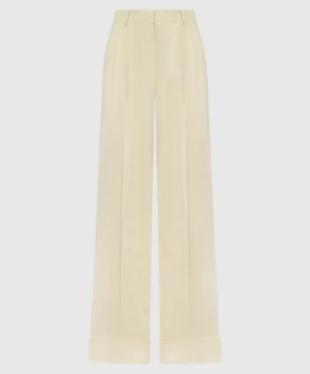 The Andamane Nathalie yellow pants with linen