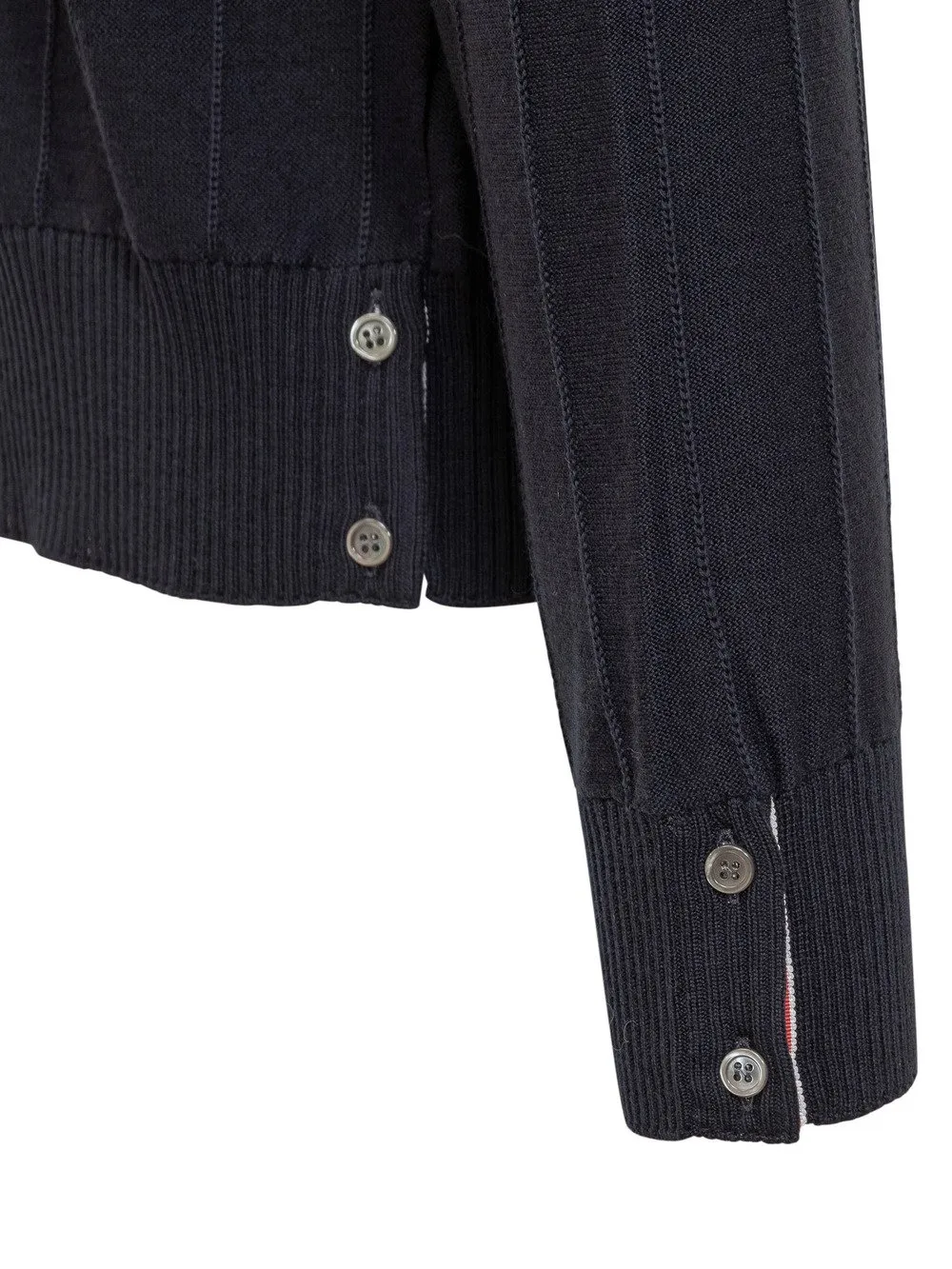 THOM BROWNE 4BAR STRIPED PATTERN SWEATER