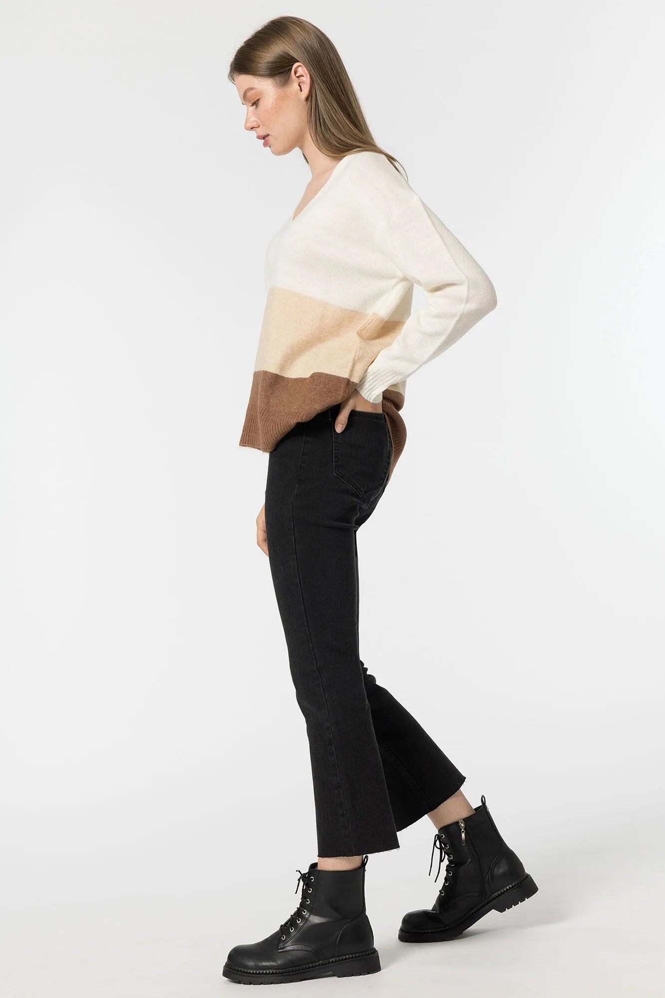 Tiffosi Jeans Kick Flare Tiro Alto