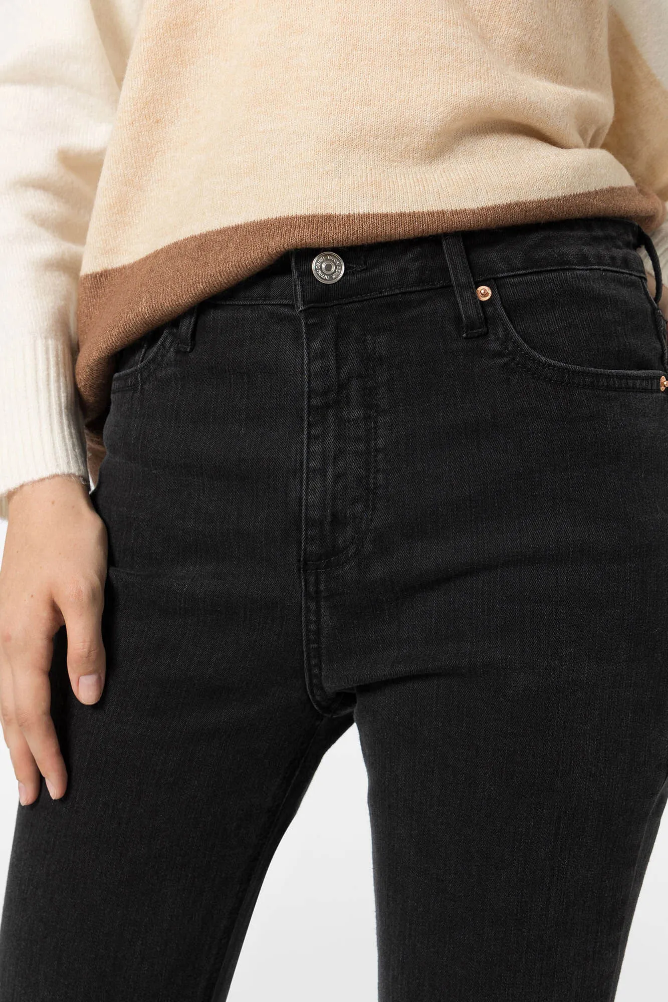 Tiffosi Jeans Kick Flare Tiro Alto