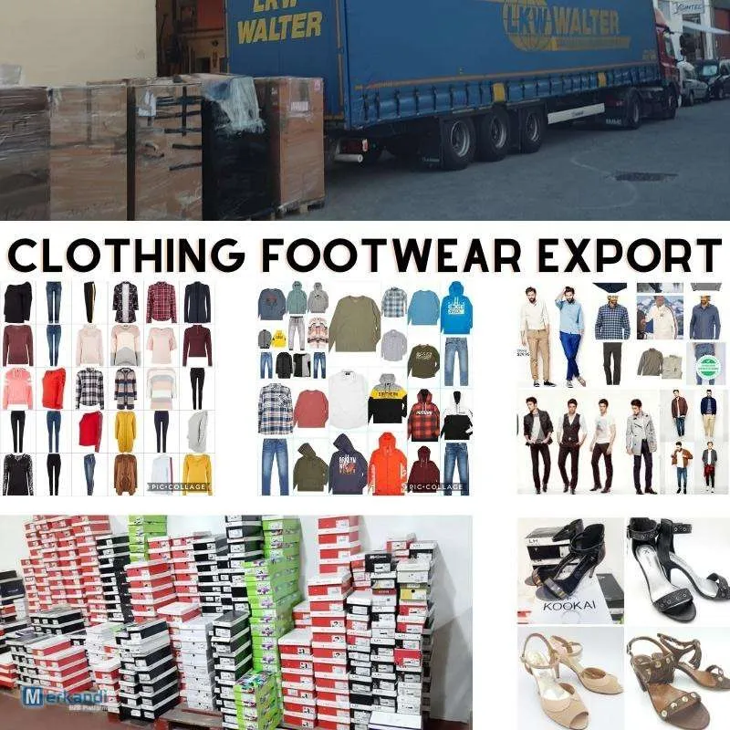 VENTA DE ROPA Y CALZADO PARA EXPORTACIóN  MUJER HOMBRE E INFANTIL