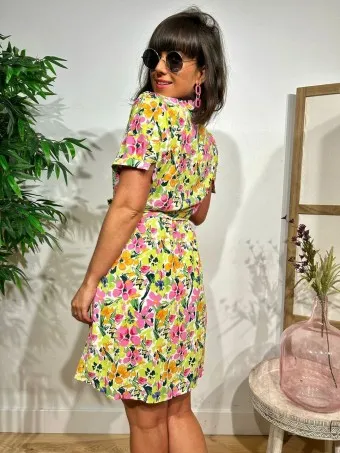 Vestido Camisero Floral HIBISSE