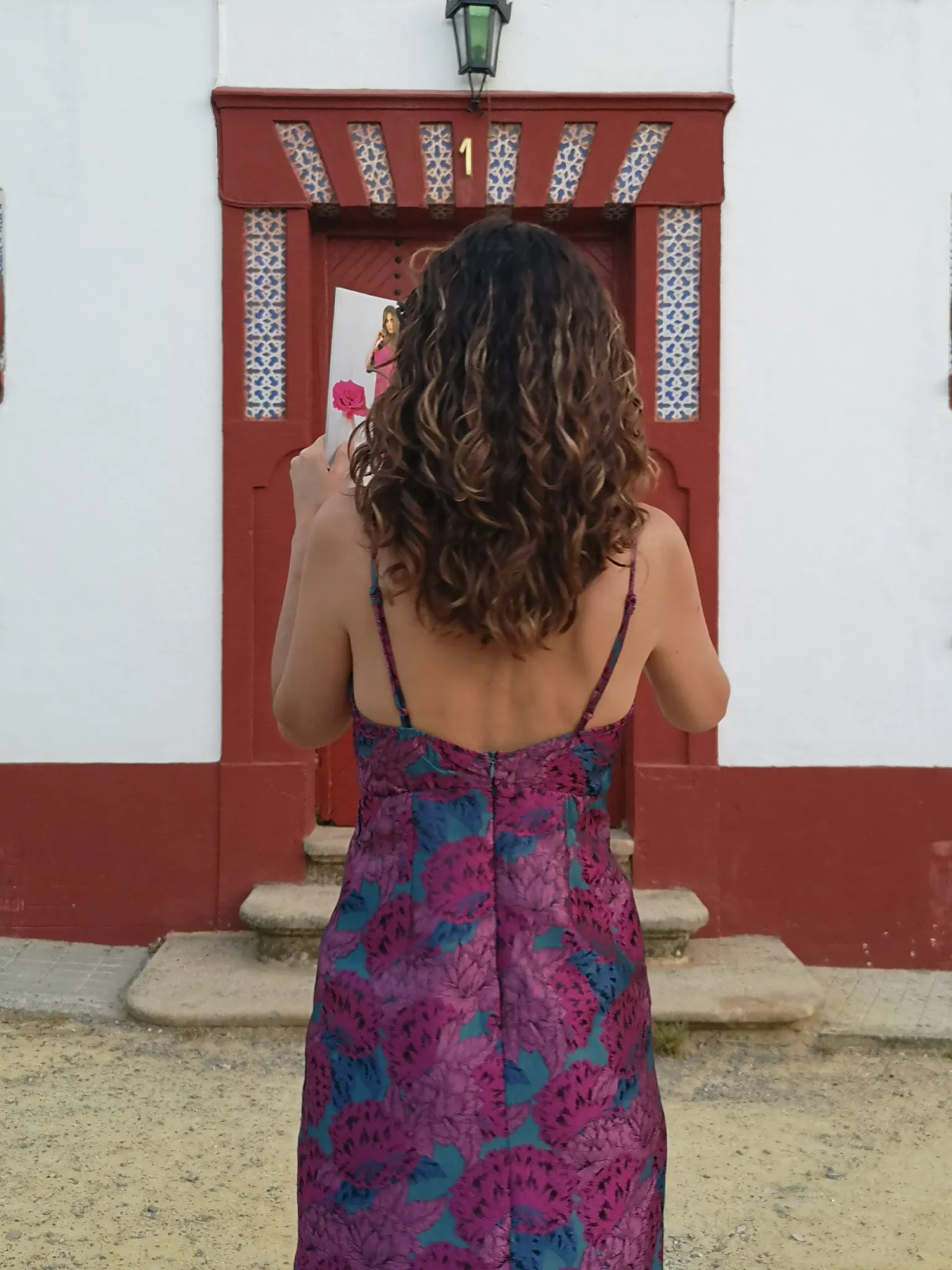 Vestido lencero midi