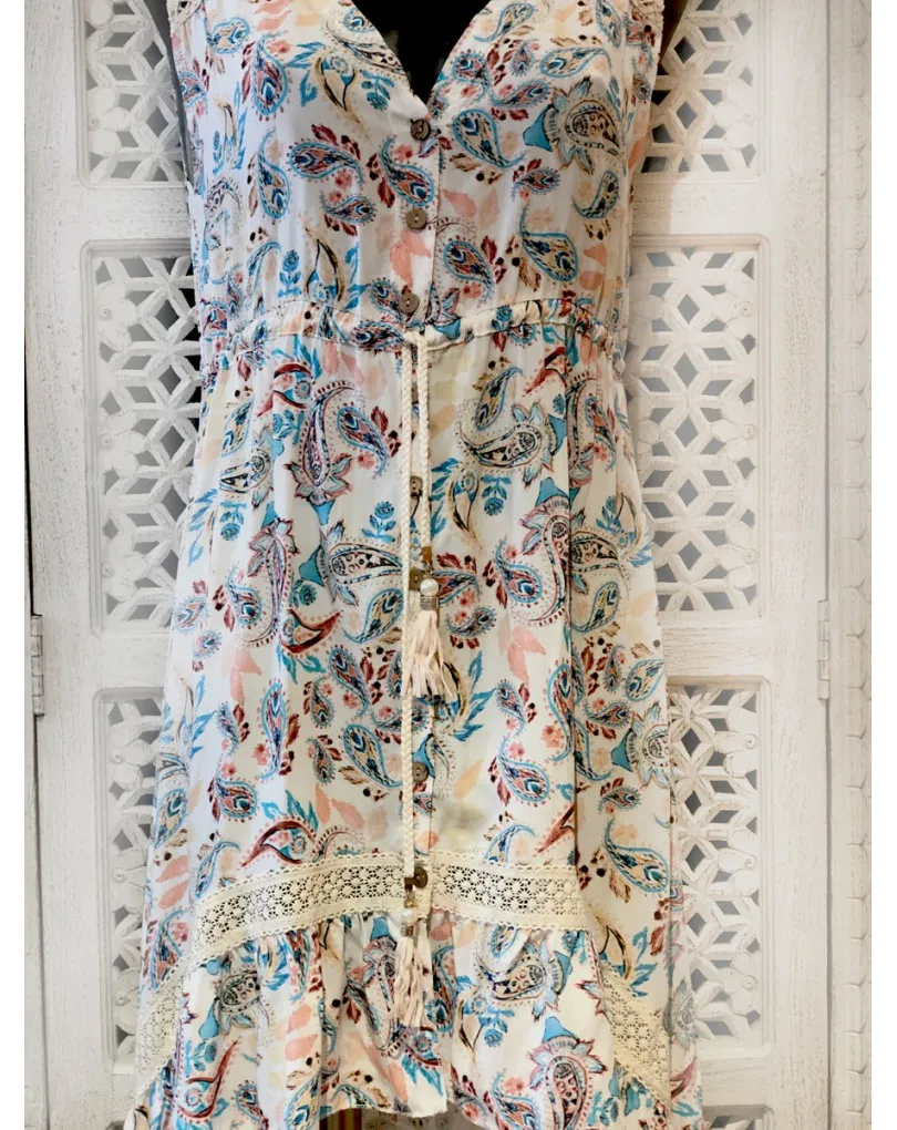 VESTIDOS LARGOS DE VERANO CON CORTE IREGULAR DELANTERO
