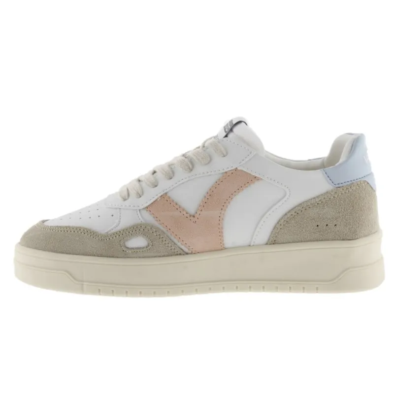 VICTORIA 1257101 Celeste Deportiva cordones V rosa