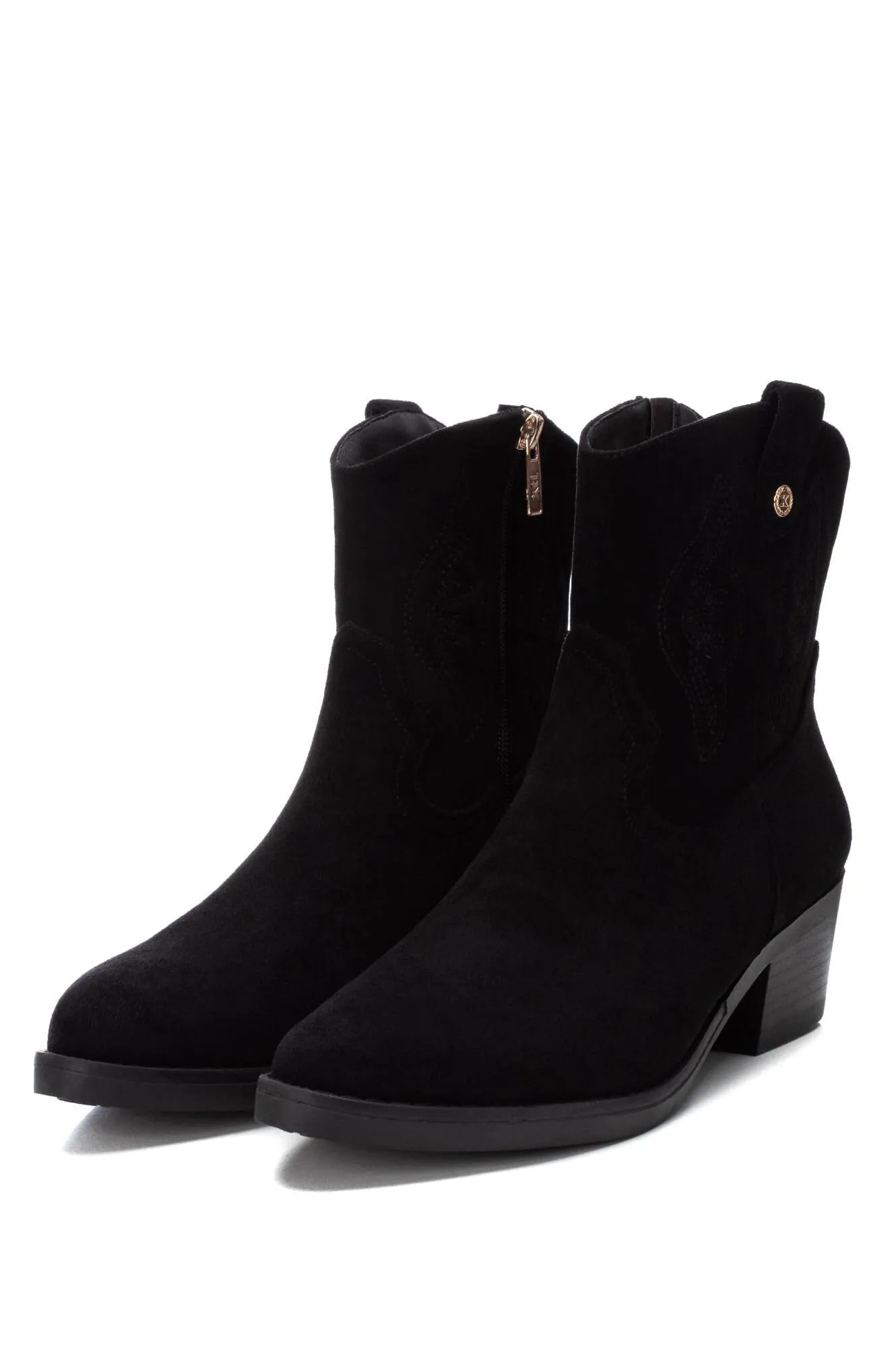Xti Botin antelina tipo campero conn tacon