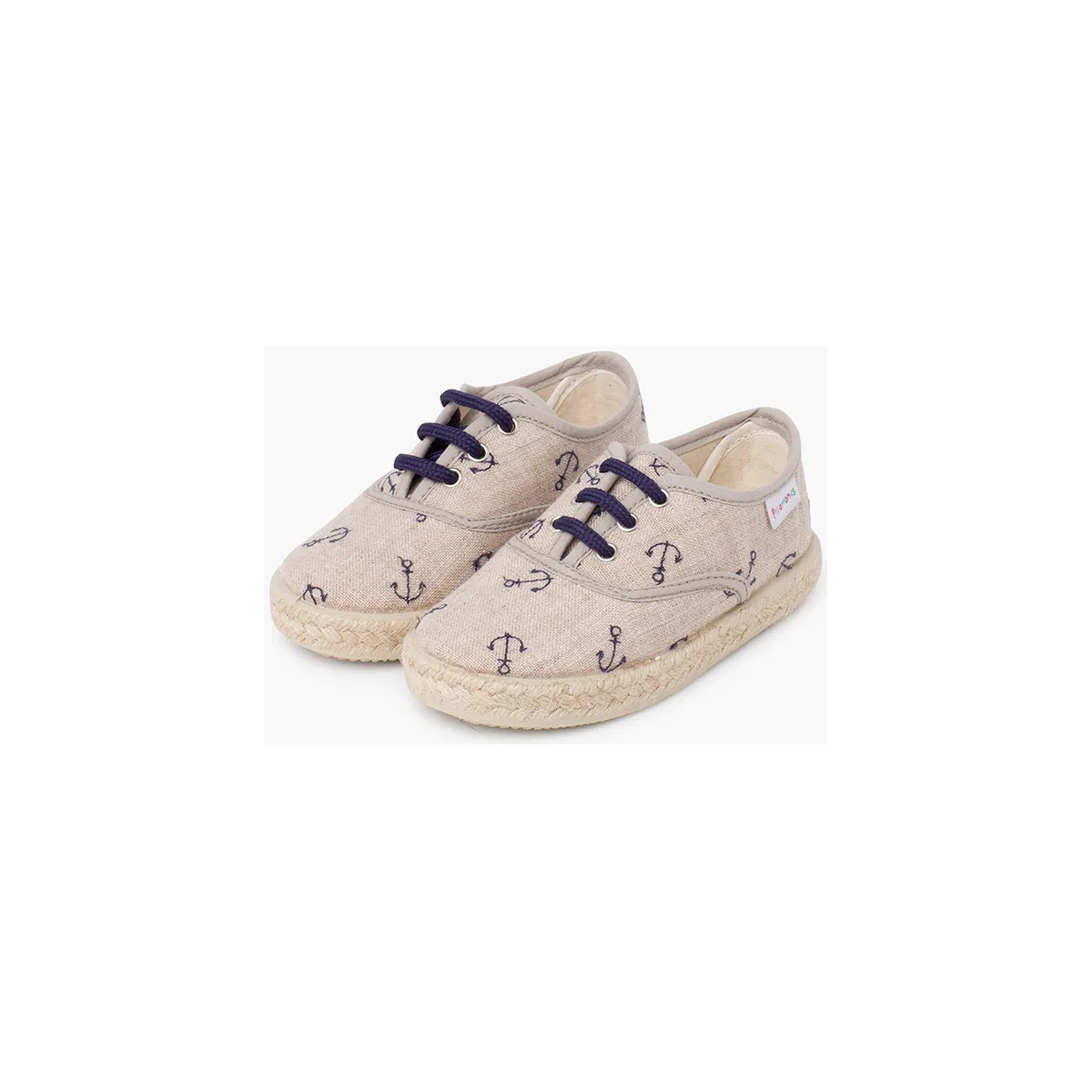 zapatillas anclas cordones de colores