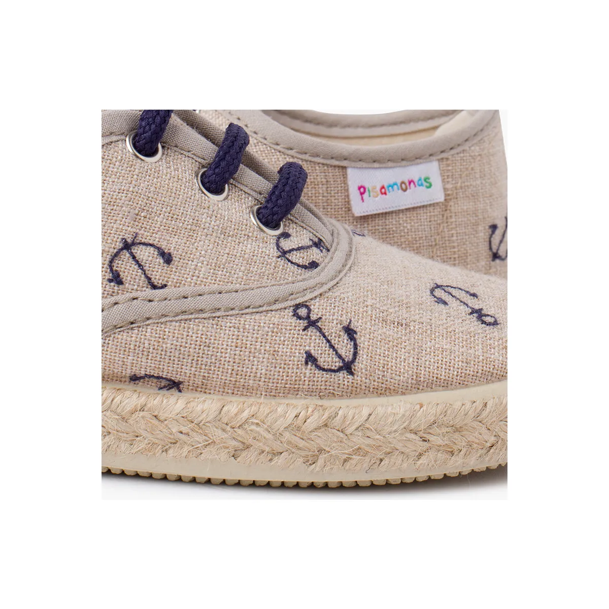 zapatillas anclas cordones de colores