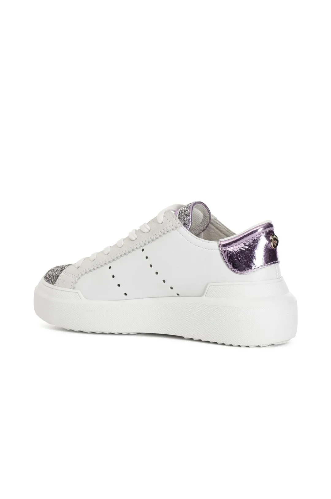 zapatillas con cordones white/pink