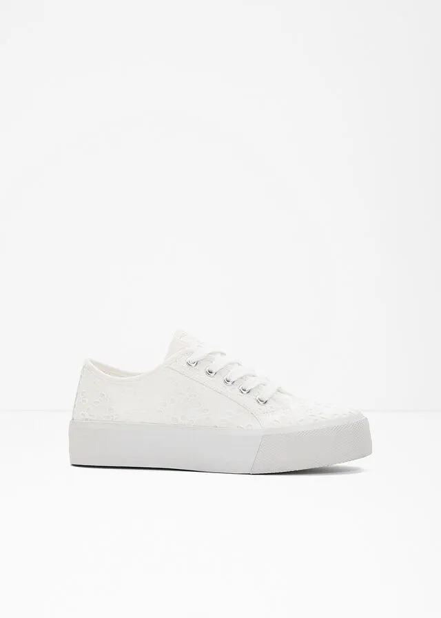 Zapatillas con plataforma Blanco