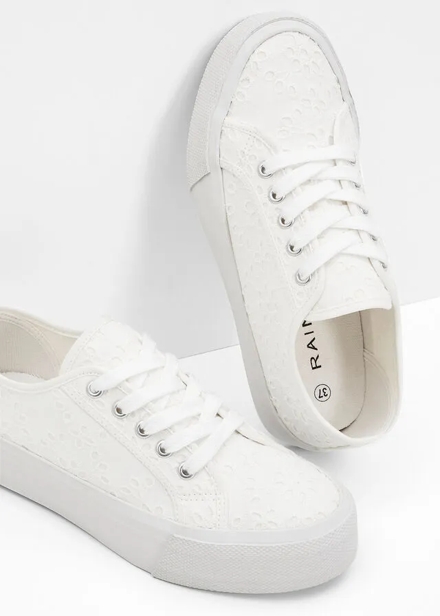 Zapatillas con plataforma Blanco